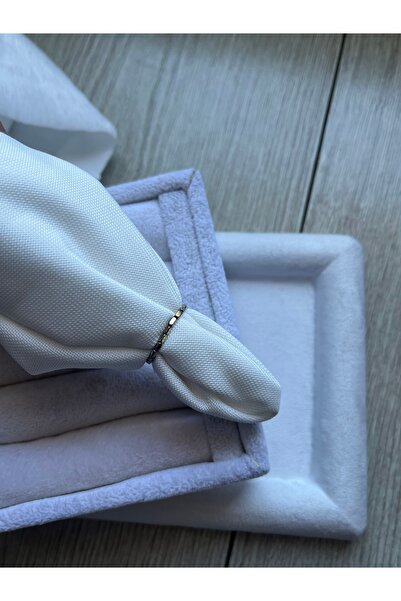 Pel Design Hematite Stone Elastic Ring Handcrafted / Natural Stone