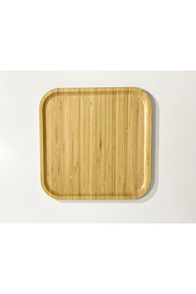 Yıldızan Bamboo Square Presentation Plate 25cm 931845