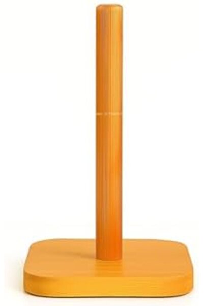 Yıldızan Bamboo Paper Towel Holder Natural Wood Vertical Paper Towel Stand fo...