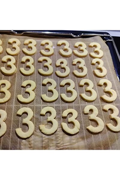 Yıldızan Cookie Mold Set of 10 with Numbers 1171935