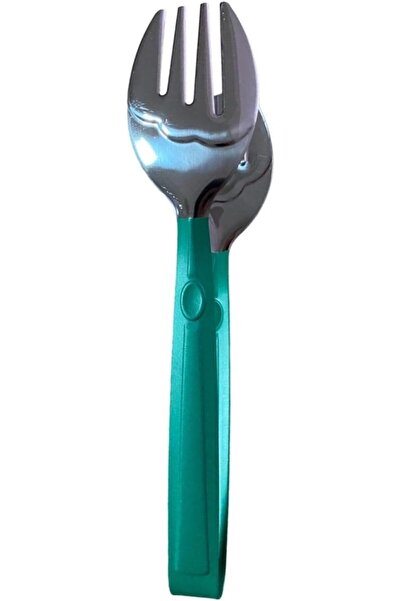 Yıldızan Edl Shop Silver Green, Stainless Steel, Salad Tongs, Bpa Free, 1 Pie...