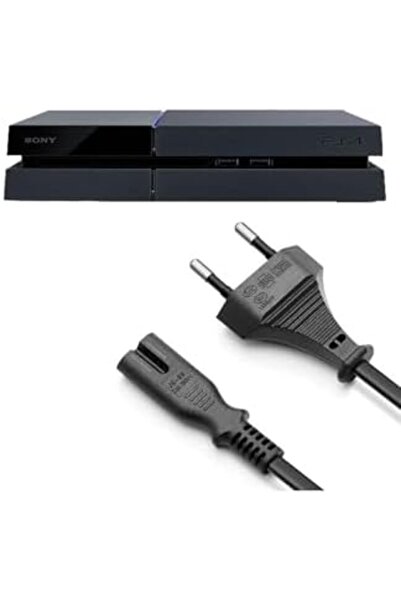 Yıldızan ylz shop Ps4 Güç Kablosu 1.2m Playstation 4 Fat Kasa Uyumlu Ps4 Kablo Yedek Parça 530695