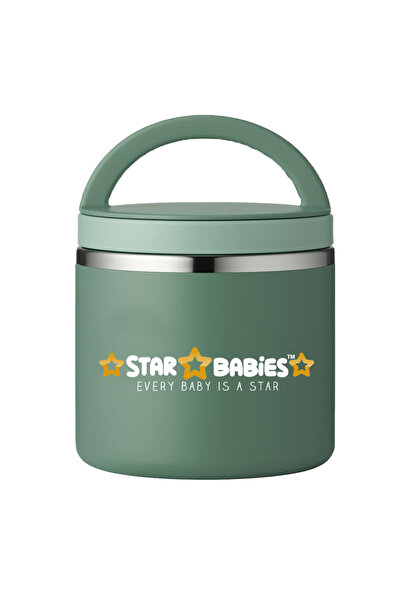 STAR BABiES Food Jar - 500 ml -stainless steel - Green