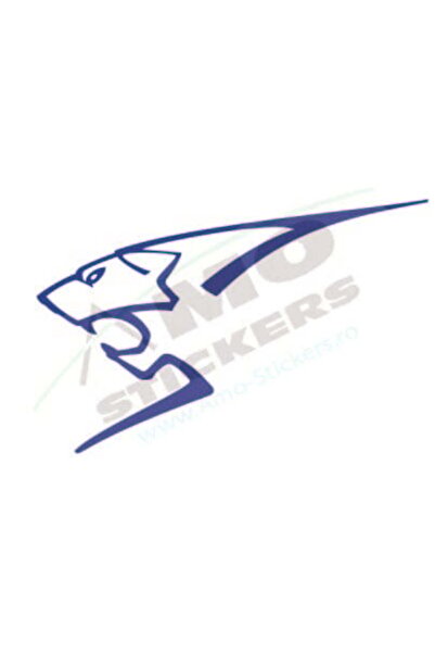 Amo-Stickers Sticker Auto Peugeot Sport 25cm Alb