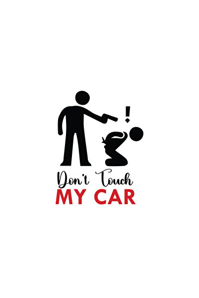 Amo-Stickers Car Sticker Don't Touch my Car 11 30cm Green
