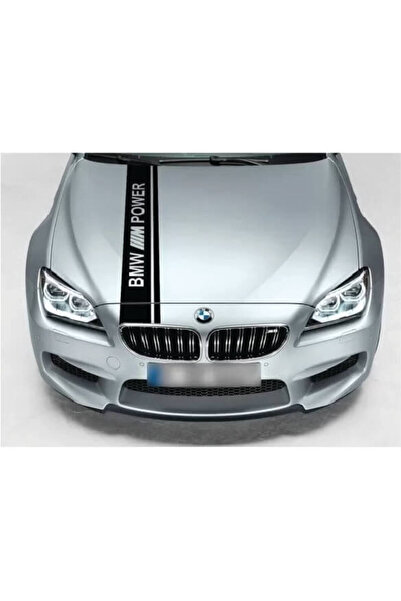 Amo-Stickers Αυτοκόλλητο καπό BMW M Power Μαύρο