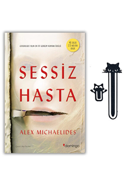 Aba Kitap Sessiz Hasta - Alex Michaelides + 2 Adet Kedi Ayracı