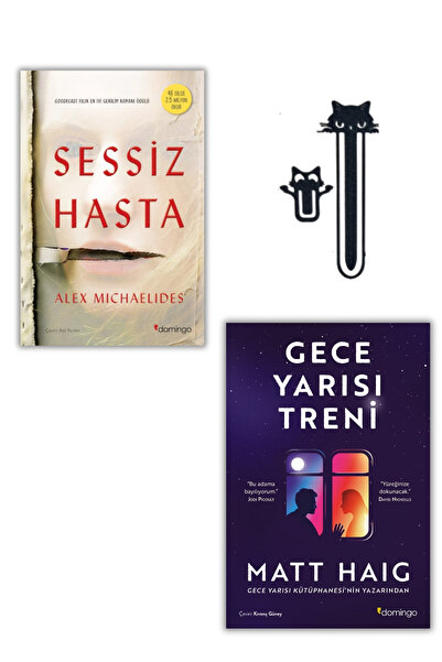 Aba Kitap Sessiz Hasta - Alex Michaelides + Gece Yarısı Treni - Matt Haig + 2...