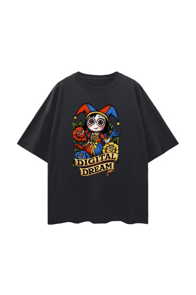 STYKEER Unisex Oversize the Amazing Digital Circus Printed Tshirt