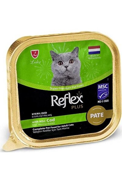Reflex Plus Pate Morina Balıklı Kısırlaştırılmış Kedi Konservesi 85 gr