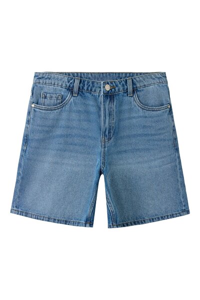 TWO SOON Jeansshorts Baggy Medium Waist Kurze