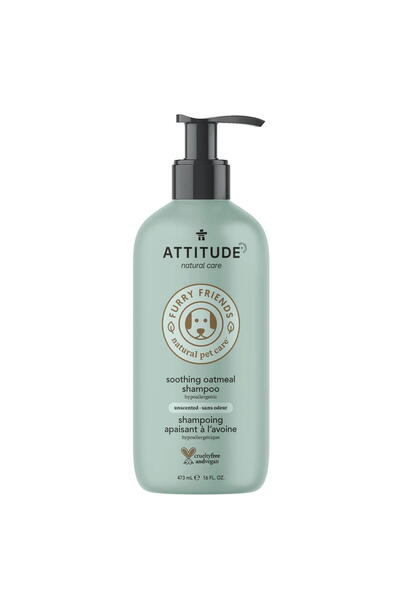 Attitude Sampon pentru Animale Blana Moale cu Fulgi de Ovaz 473ml