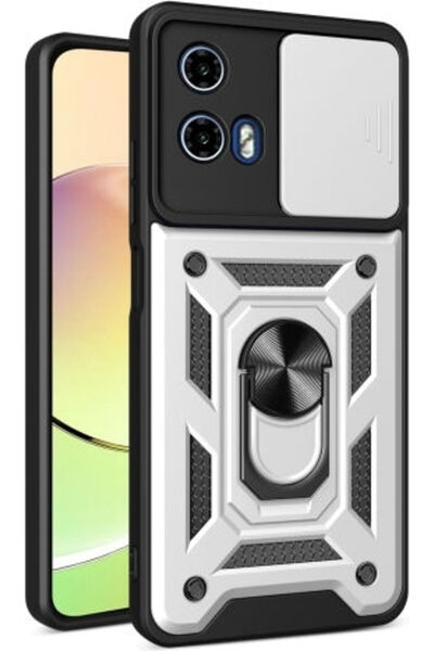 OEM Πίσω Κάλυμμα Ασημί (Motorola Moto G24, G24 Power, G04, G04s, E14) Κωδικός...
