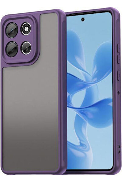 OEM Σειρά Κάλυμμα Πλάτης TPU+PC Μωβ (Moto G86) Κωδικός: SE8575341R5432