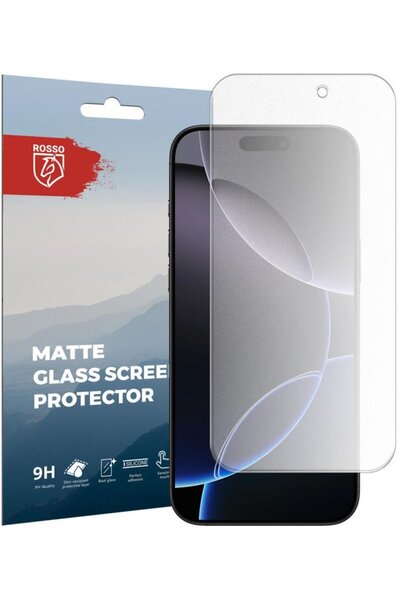 ROSSO Tempered Glass iPhone 16 Pro Max Matte Glass Ματ Αντιχαρακτικό Γυαλί Πρ...