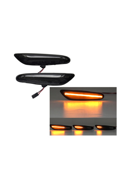 RapidAuto Set lampa semnalizare laterala BMW Seria 1 (E81-E88), Seria 3 (E46,...