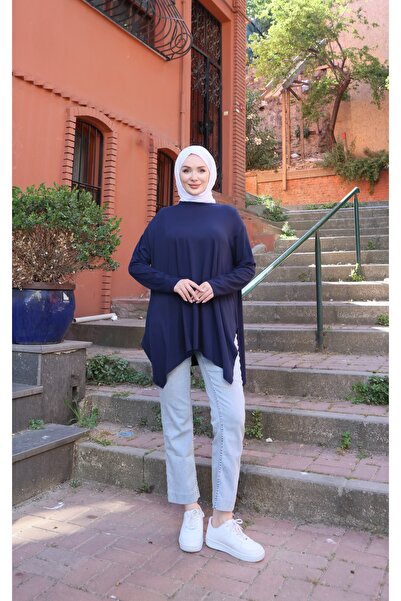 NİSUM MODA Casual Tunic with Slits on the Sides