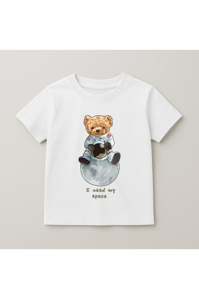 SVART WEAR Παιδικό και εφηβικό μπλουζάκι με στάμπα, βαμβακερό, με κοντό μανίκ...