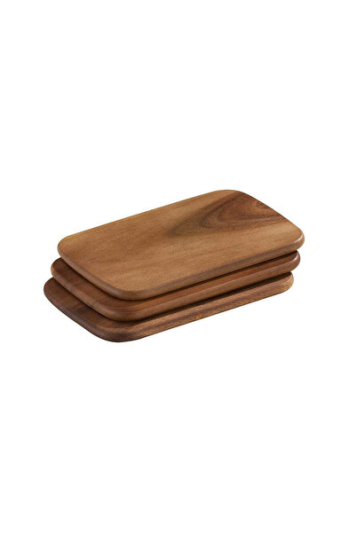 zassenhaus Set de 3 tocatoare din lemn de acacia, 22 x 15 cm -