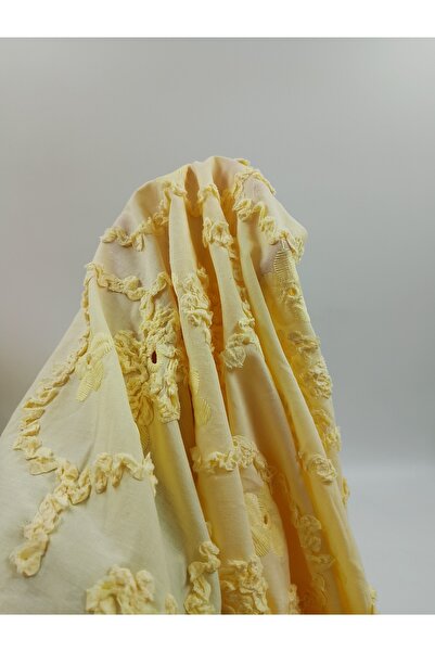 ünsal tekstil ÜÇ BOYUTLU KESME FİSTO KUMAŞ (1 Metre × 1.5 En)