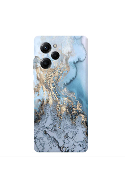 Other Xiaomi Poco X5 Pro Marble Gold Design Transparent Silicone TPU Θήκη