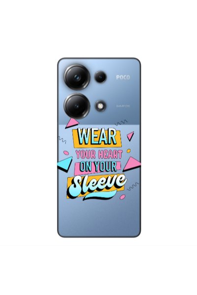 Other Xiaomi Poco M6 Pro 4G Wear Your Heart Transparent Silicone TPU Θήκη
