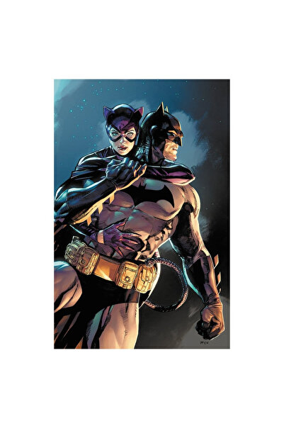 Sideshow Collectibles Poster DC Comics Batman și Catwoman 61x41 cm – fără ramă