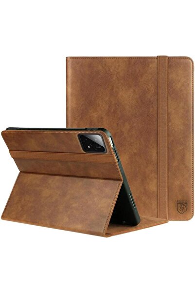ROSSO Θήκη Xiaomi Pad 6S Pro 12.4" Element PU με Υποδοχή για Γραφίδα - Brown
