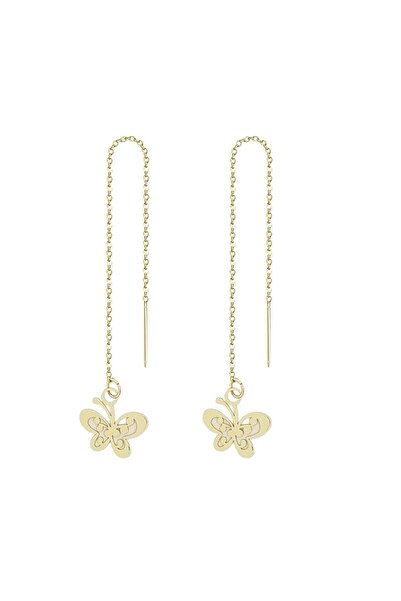 Bijuteria SORELLY Cercei în formă de fluture, placați cu aur de 14k