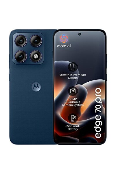 Motorola Edge 70 Pro Phone, 256GB, 8GB RAM, Dual SIM, Titan