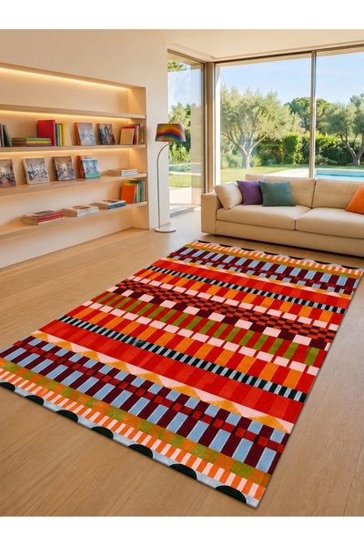 Rugs Modern Halı SDT Geleneksel Desenli Modern Dokuma Taban Dekoratif Halı sd...