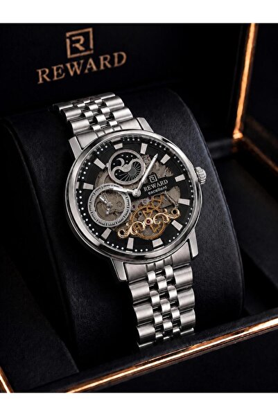 Reward Automatic Special Premium Series Men's Watch Steel Band 5 Atm Water Re...