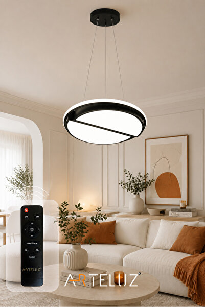 ARTELUZ KESİK YUVARLAK MODEL MODERN SARKIT AVİZE (50 CM)