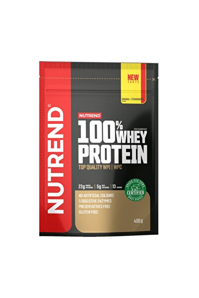 Nutrend 100% Πρωτεΐνη Ορού Γάλακτος (400 γρ) Μπανάνα Φράουλα