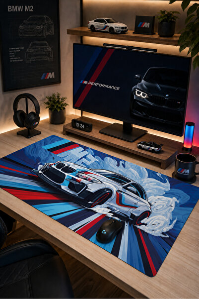 RUGRUMBA لوحة ماوس BMW DRIFT M LEGENDS مقاس 40 × 90 سم للاعبين، مقاس XL كبيرة...
