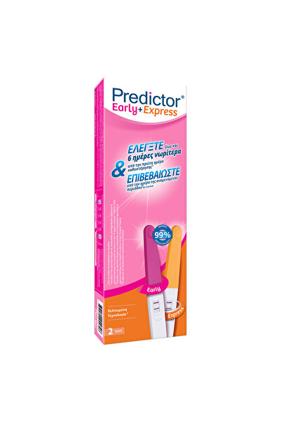 Predictor Πρώιμο & Ταχύ Τεστ Εγκυμοσύνης 2 τεμάχια