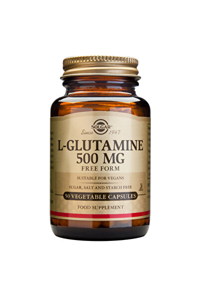 Solgar L-Γλουταμίνη 500 mg 50 Κάψουλες