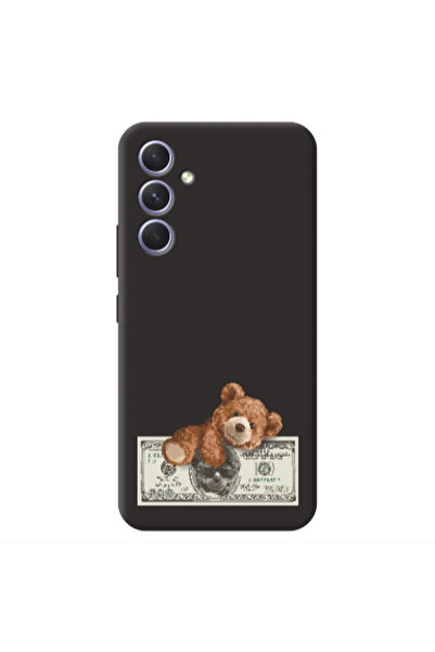 Other Samsung A55 Money Style Black Colored Silicone TPU Θήκη