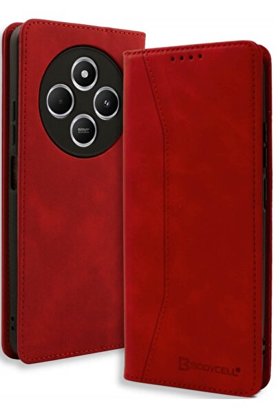 Bodycell Θήκη Xiaomi Redmi 14C / Poco C75 Book Case Πορτοφόλι - Red