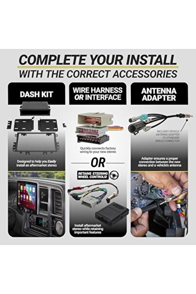 Yıldızan متجر pazaralanı store Scosche Dash Kit 1995 – 02 طقم شاحنة كامل الحج...