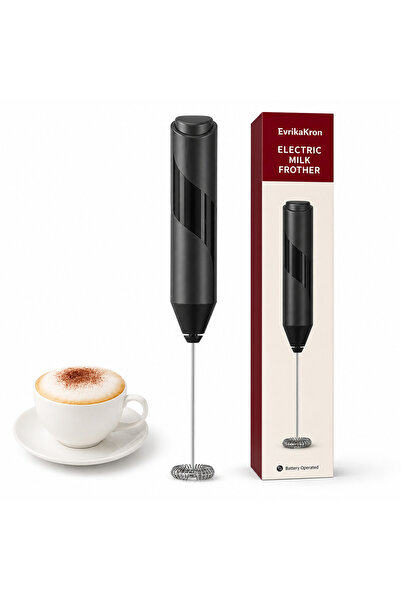EvrikaKron Spumant electric de lapte, EvrikaKron ® Spumator de lapte portabil...