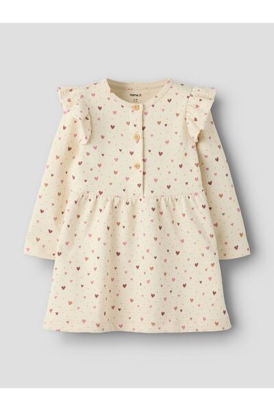 Name it Kleid Langarm Print