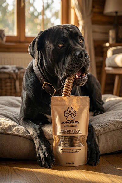Kurutulmuş Dana Gırtlak Köpek Ödül Maması %100 Doğal 80 gr