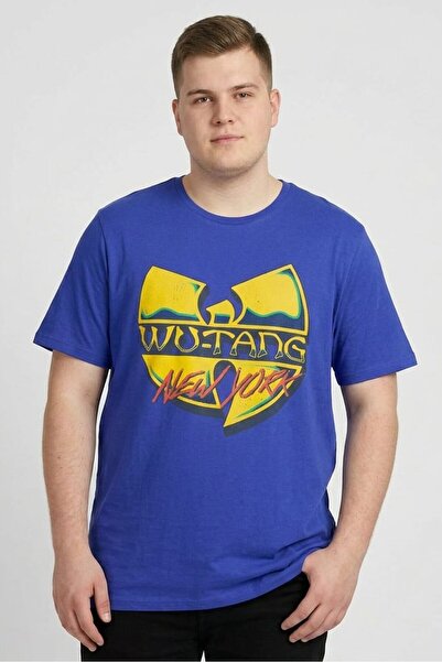 GAP Men Crew Neck Short Sleeves Graphic Print T-shirt, Blue