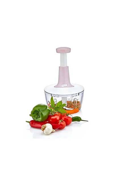 Empressco Practical Top-Press Rondo Chopper, 3 Blades, Easy to Use