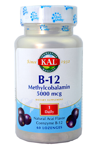 KAL Methylcobalamin Vitamina B12 (Metilcobalamina) 5000mcg 60cpr Secom,