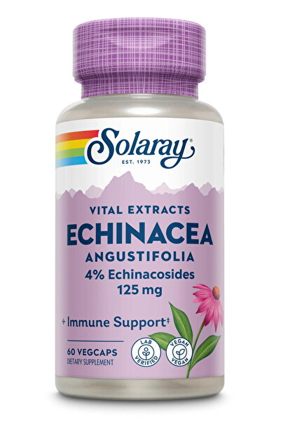 Solaray Echinacea Angustifolia 125mg 60cps vegetale Secom,