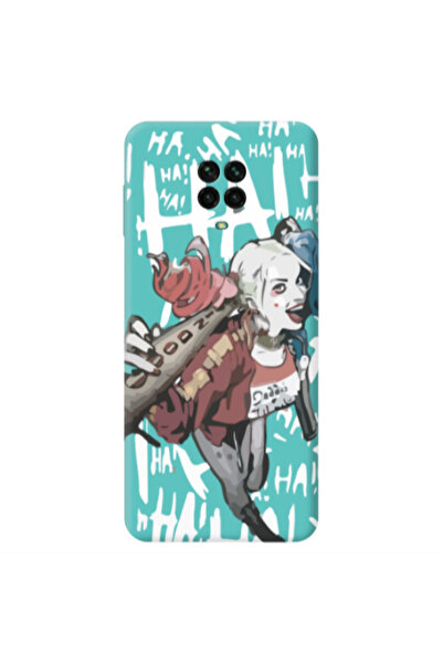 Other Xiaomi Redmi Note 9 Pro Ha Ha Ha Turquoise Colored Silicone TPU Θήκη