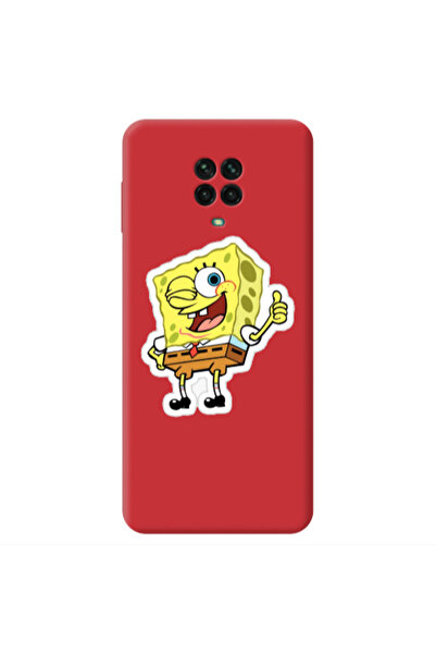 Other Xiaomi Redmi Note 9 Pro spongebob2 Red Colored Silicone TPU Θήκη