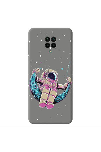 Other Xiaomi Redmi Note 9 Pro Astronaut swinging on the moon Grey Colored Sil...